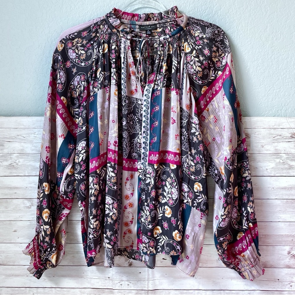 Anthropologie | Current Air Long Sleeved Blouse